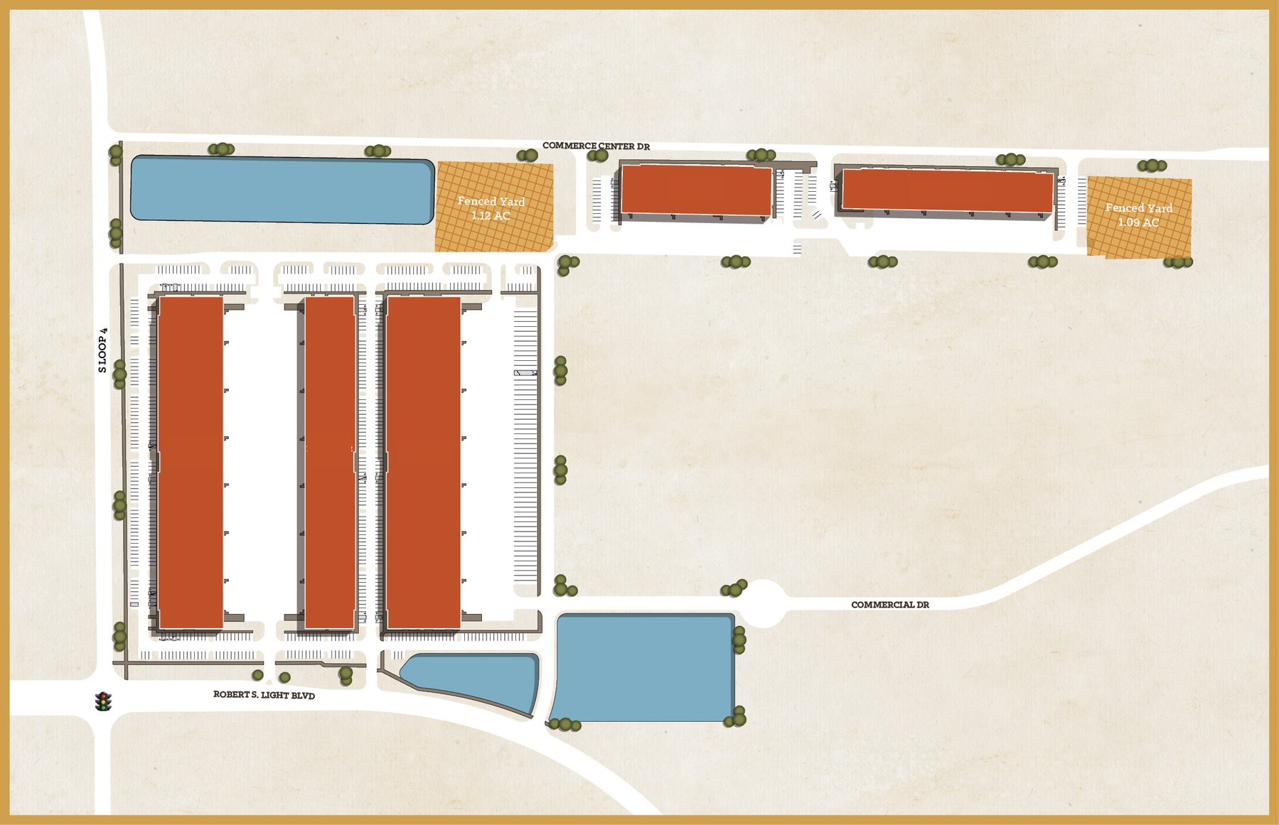 Buda Gateway site plan